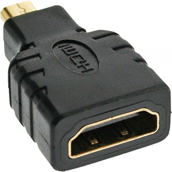 Picture of Adapter AV InLine HDMI Micro - HDMI czarny (17690D)