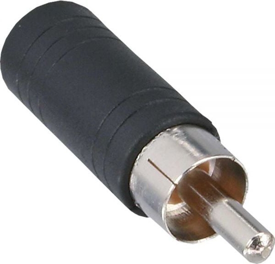Picture of Adapter AV InLine Jack 3.5mm - RCA (Cinch) czarny (99325)