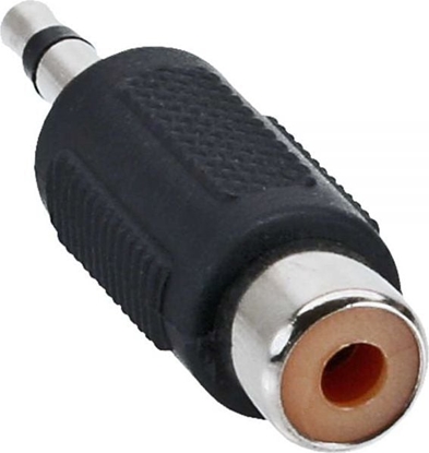 Attēls no Adapter AV InLine Jack 3.5mm - RCA (Cinch) czarny (99326)
