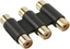 Attēls no Adapter AV InLine RCA (Cinch) x3 - RCA (Cinch) x3 czarny (99319)