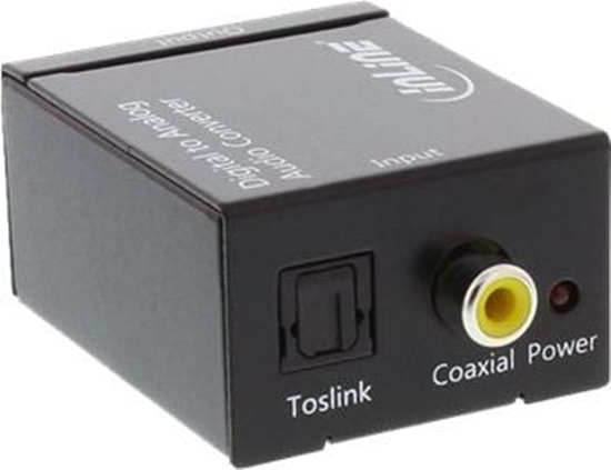 Picture of Adapter AV InLine Toslink - RCA (Cinch) czarny (65002)