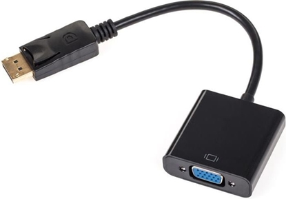 Attēls no Adapter AV LechPol DisplayPort - D-Sub (VGA) czarny (KOM0849)