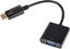 Attēls no Adapter AV LechPol DisplayPort - D-Sub (VGA) czarny (KOM0849)
