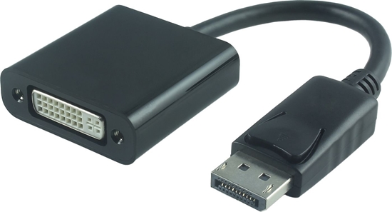 Picture of Adapter AV MicroConnect DisplayPort - DVI-I czarny (DPDVI015)