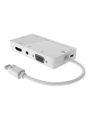 Attēls no Adapter AV MicroConnect DisplayPort Mini - HDMI - D-Sub (VGA) - DVI biay (MDPDVIHDMIVGAAA)