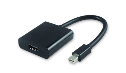 Attēls no Adapter AV MicroConnect DisplayPort Mini - HDMI czarny (MDPHDMI6B)
