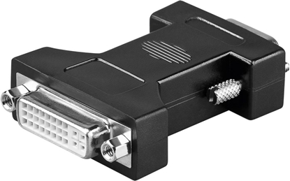 Attēls no Adapter AV MicroConnect DVI-I - D-Sub (VGA) czarny (MONBG)