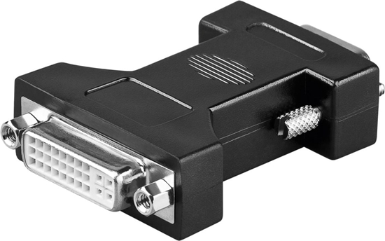 Изображение Adapter AV MicroConnect DVI-I - D-Sub (VGA) czarny (MONBG)