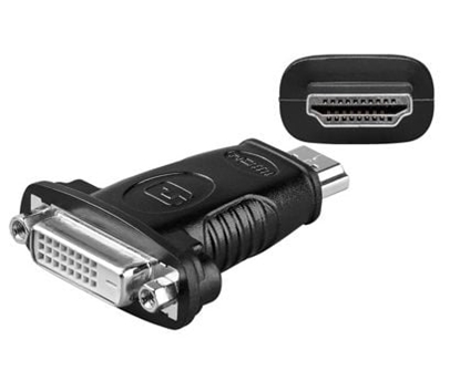 Attēls no Adapter AV MicroConnect HDMI - DVI-D czarny (HDM1924F)
