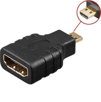 Attēls no Adapter AV MicroConnect HDMI Micro - HDMI czarny (HDM19F19MM)