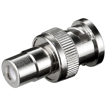 Attēls no Adapter AV MicroConnect RCA (Cinch) - BNC srebrny (BNCRCAADAPTOR1)