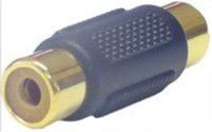 Attēls no Adapter AV MicroConnect RCA (Cinch) - RCA (Cinch) czarny (AUDAGG)