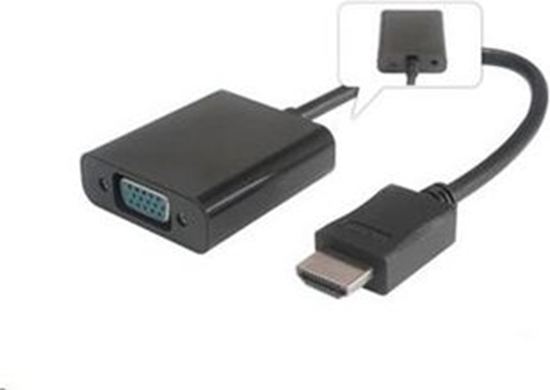 Picture of Adapter AV PremiumCord HDMI - D-Sub (VGA) czarny