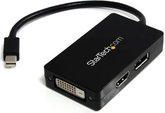 Picture of Adapter AV StarTech DisplayPort Mini - HDMI - D-Sub (VGA) - DVI-D czarny (MDP2DPDVHD)