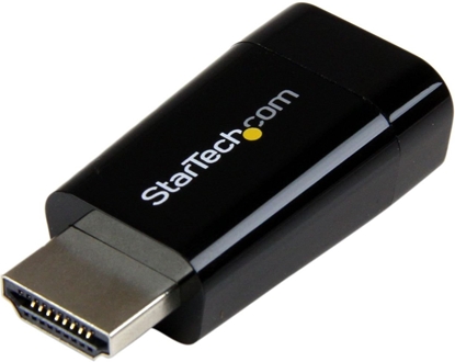 Attēls no Adapter AV StarTech HDMI - D-Sub (VGA) czarny (HD2VGAMICRO)