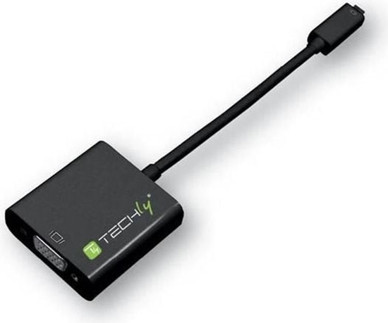Picture of Adapter AV Techly HDMI Micro - D-Sub (VGA) czarny (302938)