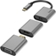 Attēls no Adapter USB Hama Premium USB-C - DisplayPort Mini + HDMI + VGA Szary  (002003060000)