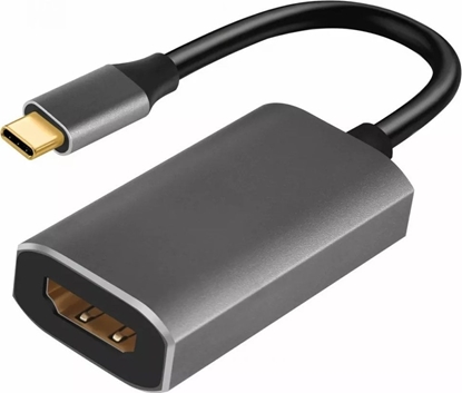 Picture of Adapter USB iBOX IACF4K USB-C - HDMI Szary  (iacfak)