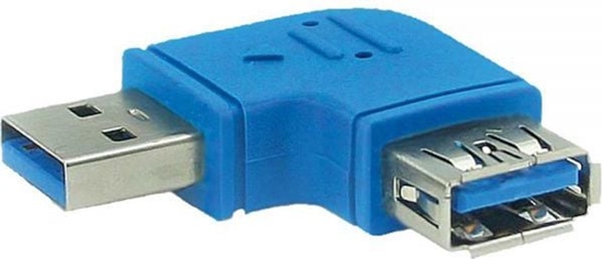 Изображение Adapter USB InLine USB - USB Niebieski  (35300M)