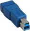 Attēls no Adapter USB InLine USB - USB-B Niebieski  (35300D)