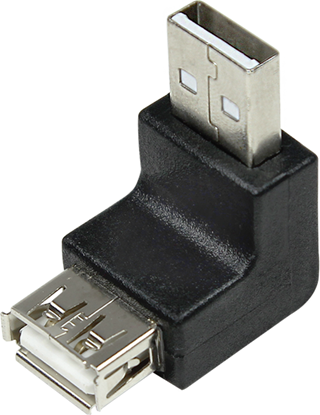 Изображение Adapter USB LogiLink USB - USB Czarny  (AU0025)