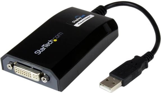 Изображение Adapter USB StarTech USB - DVI Czarny  (USB2DVIPRO2)