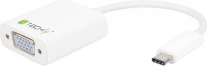 Attēls no Adapter USB Techly USB-C - VGA Biay  (020423)