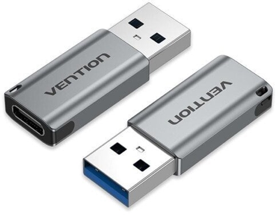 Picture of Adapter USB Vention Adapter do kabli USB A USB C szary