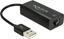 Attēls no Adapteris USB 2.0 > LAN 10/100Mb/s, melns, Delock