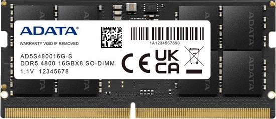 Изображение ADATA 32GB DDR5 4800MHz SODIMM