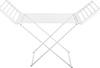 Изображение Adler | Foldable electric clothes drying rack | AD 7821 | Power 220 W | Silver/White | IP22