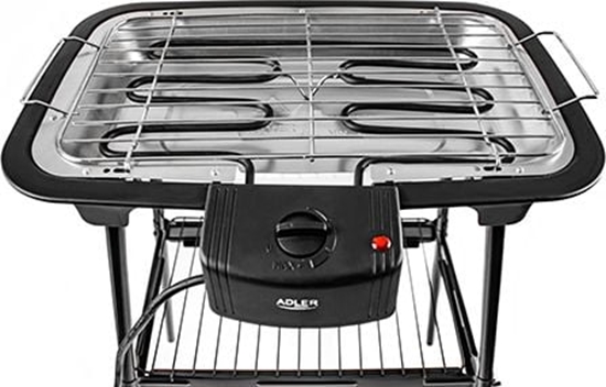 Изображение Adler AD6602 Grill ogrodowy elektryczny 2400 W 37 cm x 21 cm