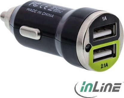 Attēls no adowarka InLine Dual 2x USB-A 2.1 A  (31502C)