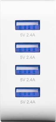 Attēls no adowarka Modecom MC-4U 4x USB-A 2.4 A (ZT-MC-4U-01)