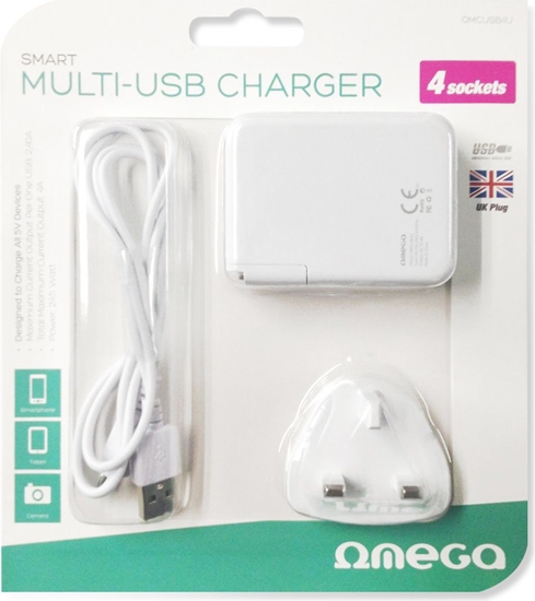 Picture of adowarka Omega 4x USB-A 2.4 A (OMCUSB4U)