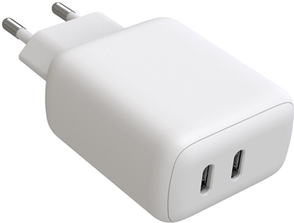 Attēls no adowarka sieciowa 2x USB-C PD 35W max. biaa