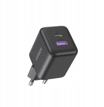 Attēls no adowarka sieciowa UGREEN X516 30W GaN USB-A, USB-C szara