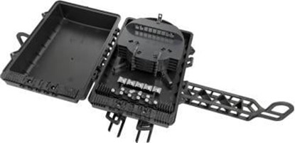 Picture of Alantec Mufo-przecznica wiatowodowa supowo-cienna, paska, 96 spawów, IP67 w zestawie zintegrowany stela zapasu kabla ALANTEC - ALANTEC