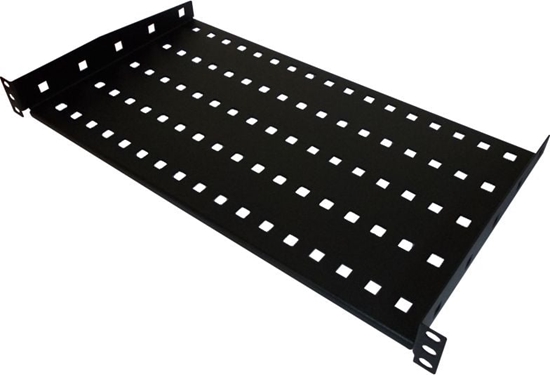 Picture of Alantec Póka staa 19" 1U gb. 280mm, czarna, 2 punkty mocowania (SA-P-19-1U-280-2-C-02)