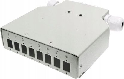 Изображение Alantec Przecznica wiatowodowa na szyn DIN 8xSC simplex / 8xLC duplex z pyt czoow