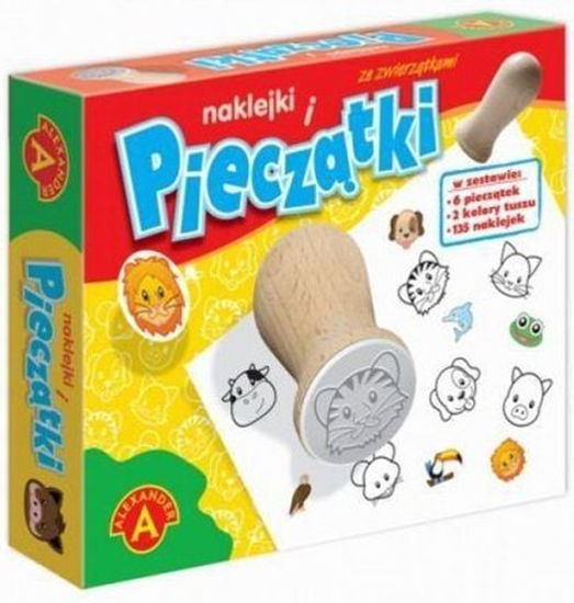 Picture of Alexander Piecztki i naklejki - ze zwierztkami 1765 5906018017656