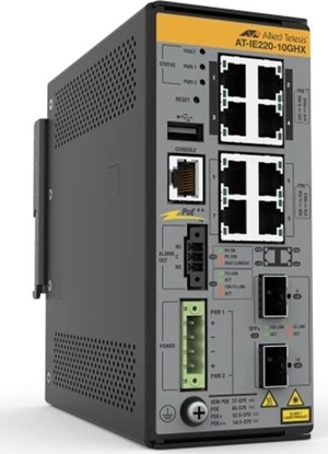 Изображение Allied Telesis Allied Telesis IE220-10GHX Zarzdzany L2 Gigabit Ethernet (10/100/1000) Obsuga PoE Szary