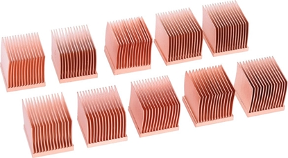Изображение Alphacool Alphacool GPU RAM Copper Heatsinks 14x14mm, heatsink (copper, 10 pieces)