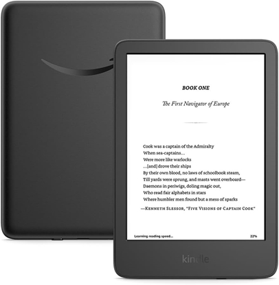 Attēls no Amazon Kindle 11th Gen 16 GB Wi-Fi Dracula Black (2024)