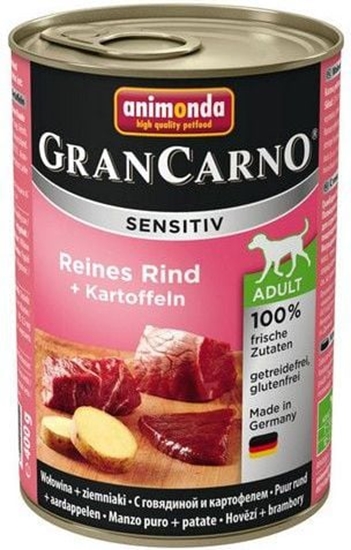 Изображение Animonda Gran Carno Sensitiv Woowina + ziemniaki 400g