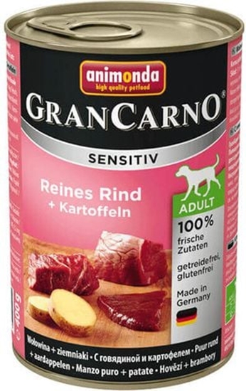 Изображение Animonda GranCarno Sensitive Woowina i Ziemniaki 800g