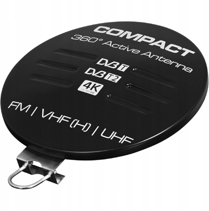 Изображение Antena RTV Libox Antena TV zewntrzna okólna DVB-T czarna