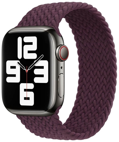 Picture of Apple Opaska WATCH BRAIDED STRAP SOLO ML3W3ZM/A 40/41/42MM SIZE 4 DARK CHERRY ORYGINALNA PIECZ