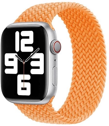 Attēls no Apple Opaska WATCH BRAIDED STRAP SOLO MQYN3ZM/A 44/45/46/49MM BRIGHT ORANGE SIZE 5 ORYGINALNA PLOMBA
