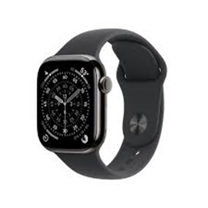 Изображение APPLE WATCH SERIES 11 GPS + CELLULAR 42MM SLATE TITANIUM CASE WITH BLACK SPORT BAND M/L MF8T4W
